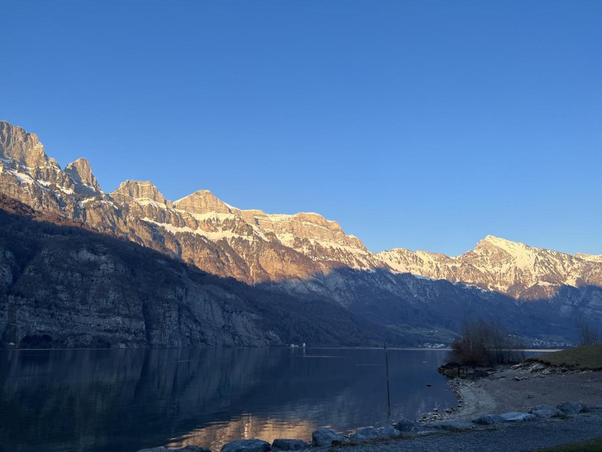 Walensee Apartment, Lakeside Dream Unterterzen Extérieur photo