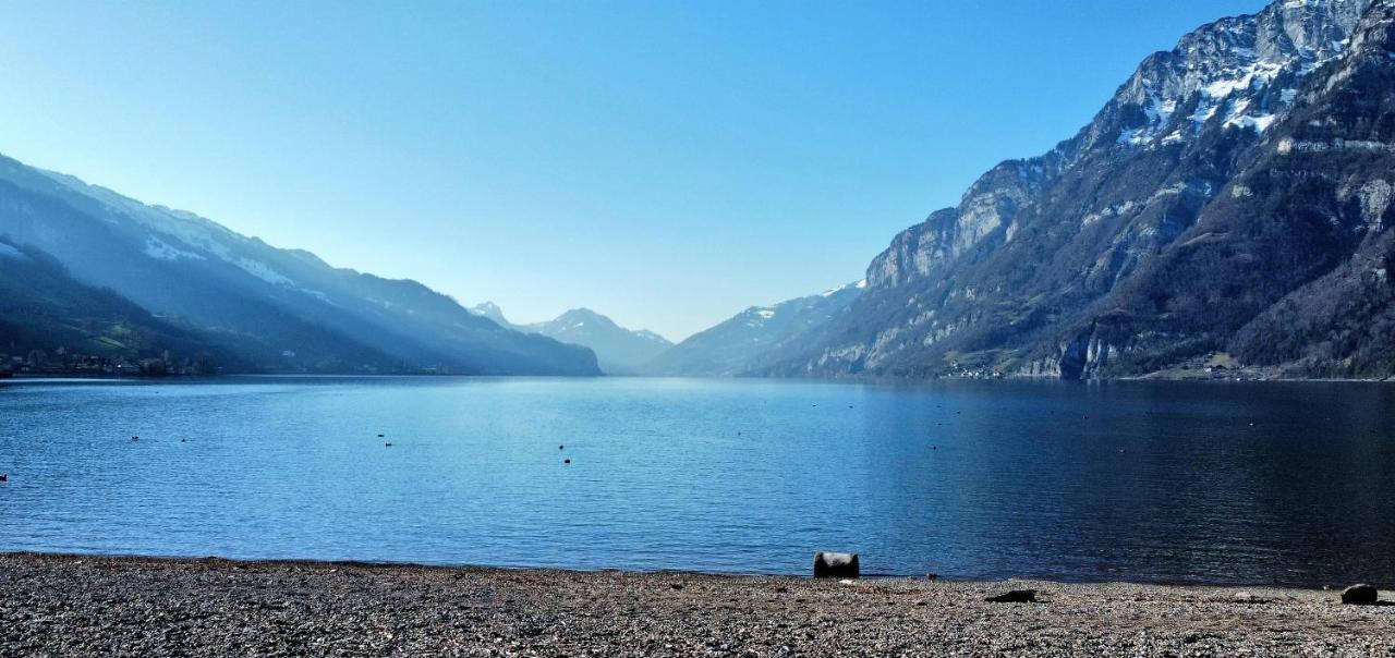 Walensee Apartment, Lakeside Dream Unterterzen Extérieur photo